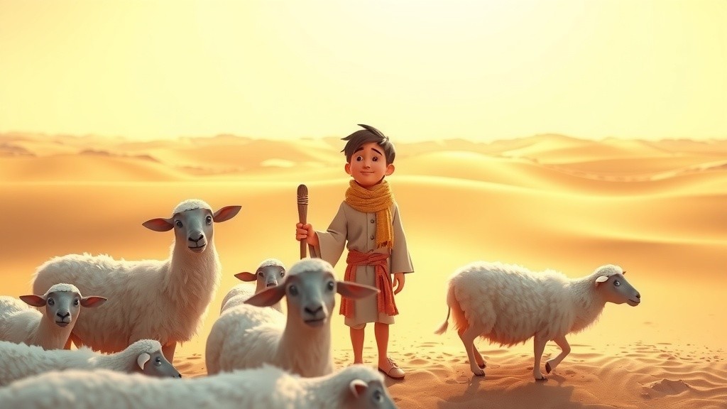 David and the Lion: A Brave Shepherd's Tale