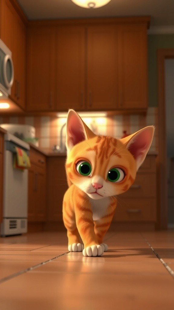 بلی کا فریج پر جیم کی طرح لٹکنا!