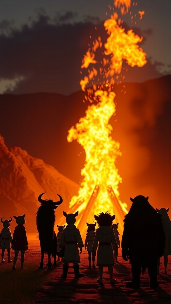 Kesetiaan Burung Kecil dan Mukjizat Api yang Dingin