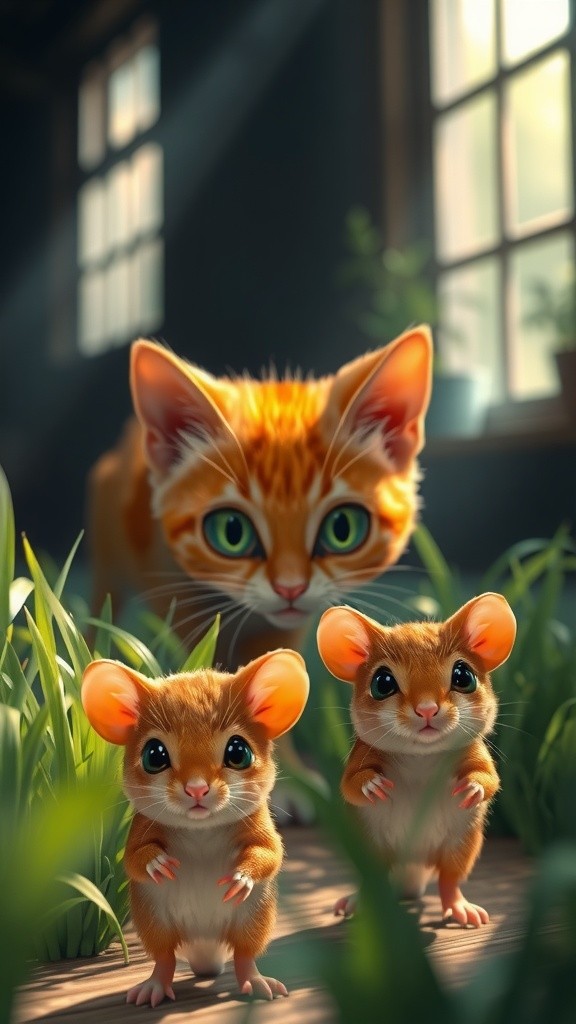 बिल्ली और चूहे की बुद्धिमानी की कहानी