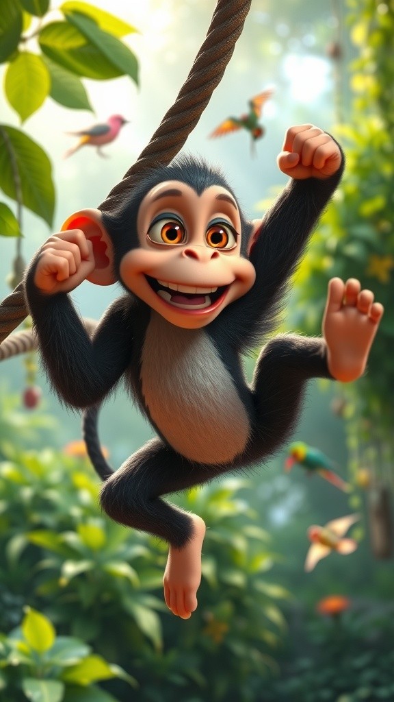 The Spotlight-Stealing Monkey