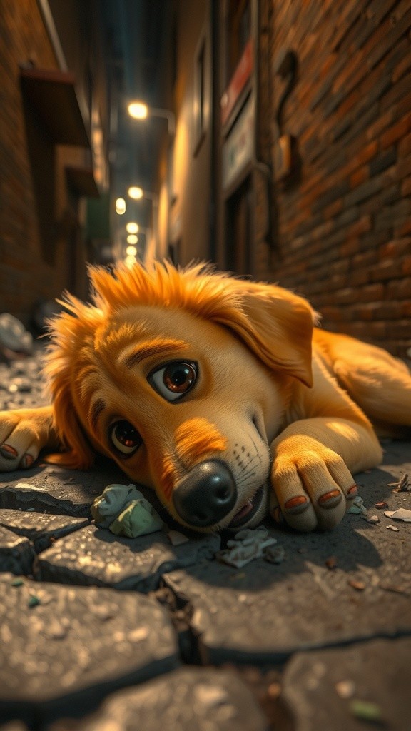 El perro olvidado: un viaje hacia la esperanza