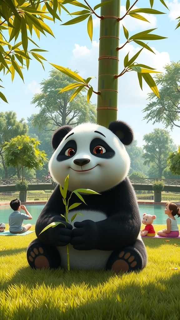 The Cunning Cat and the Sweet Panda