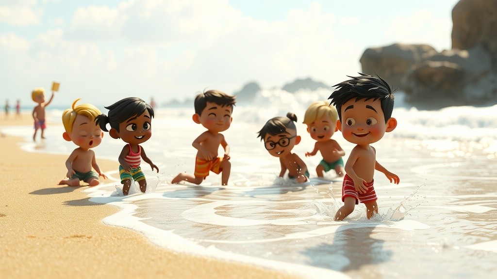 عبرة الكذب: درس في الحقيقة على الشاطئ