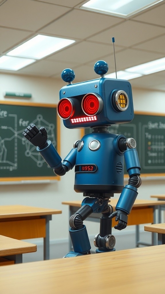 Ketegasan Robot AI di Kelas