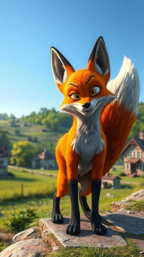 कोल्हा का धोखा: किसान की चालाकी