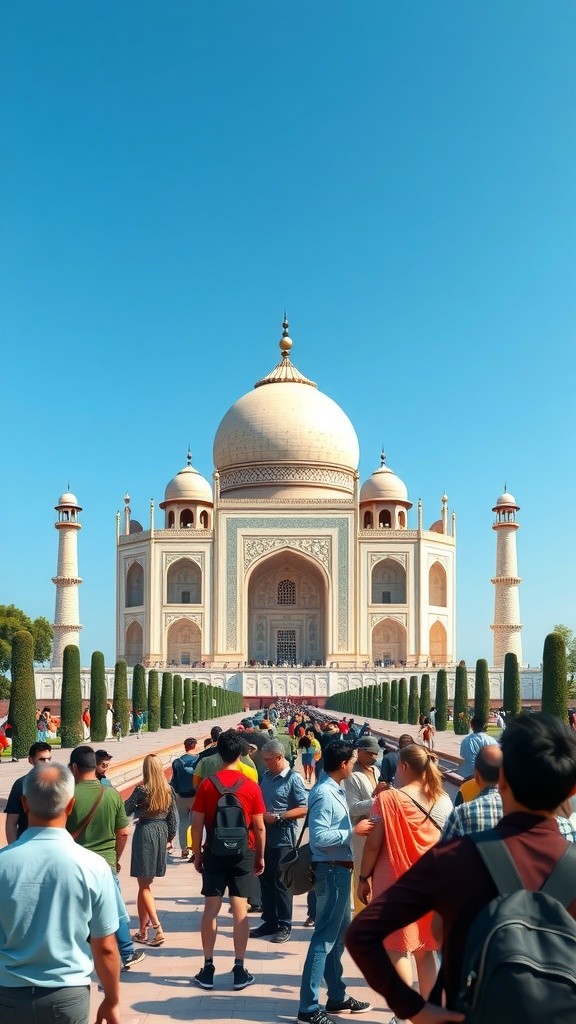 Cat's Unexpected Dance Adventure at the Taj Mahal
