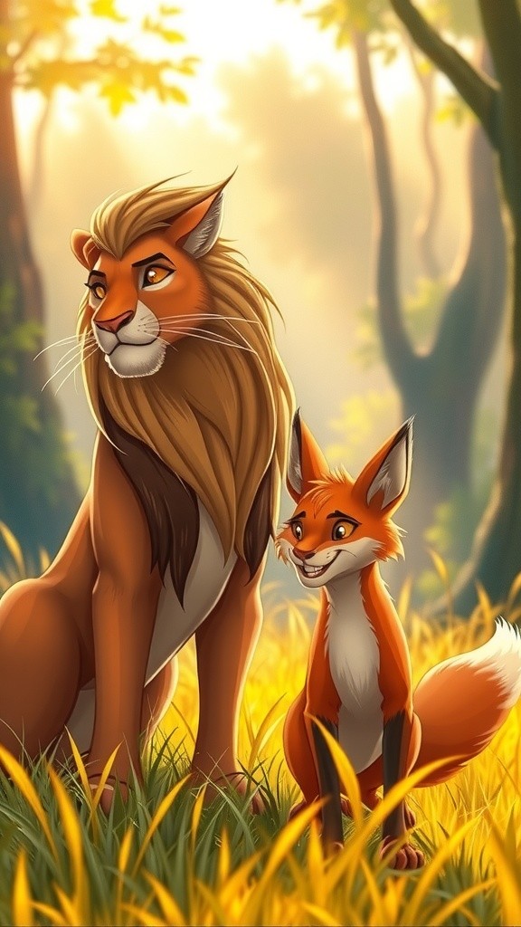 The Lion and the Fox: A Lesson in Flattery
