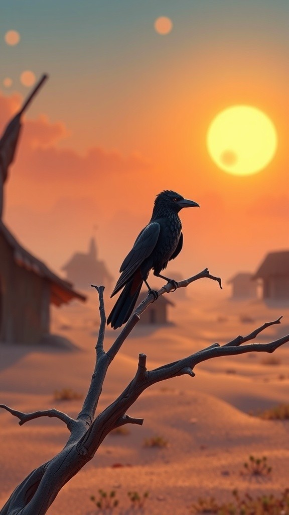 Kawwa aur Magarmach ki Kahani