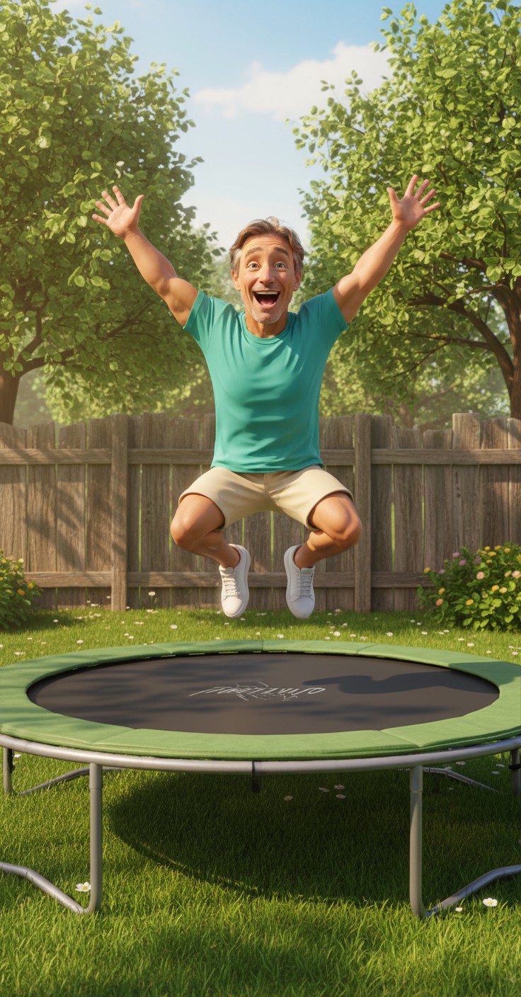 Daniel and Amel's Trampoline Flips!