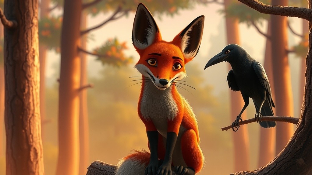 The Fox and the Crow: A Lesson in Flattery