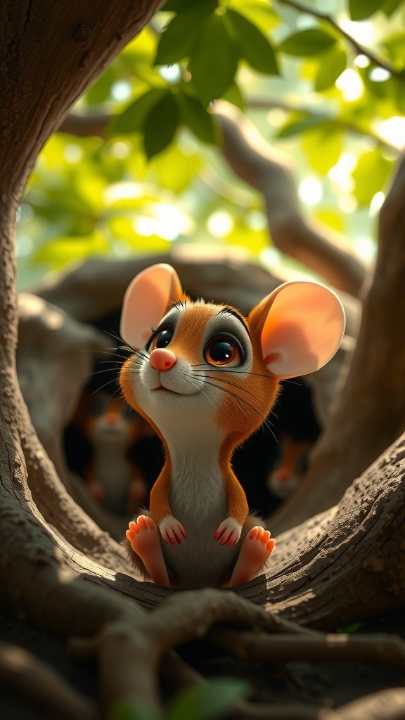 चालाक चूहा और भूखा साँप