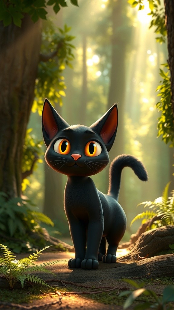 Petualangan Mochi: Keberanian di Hutan