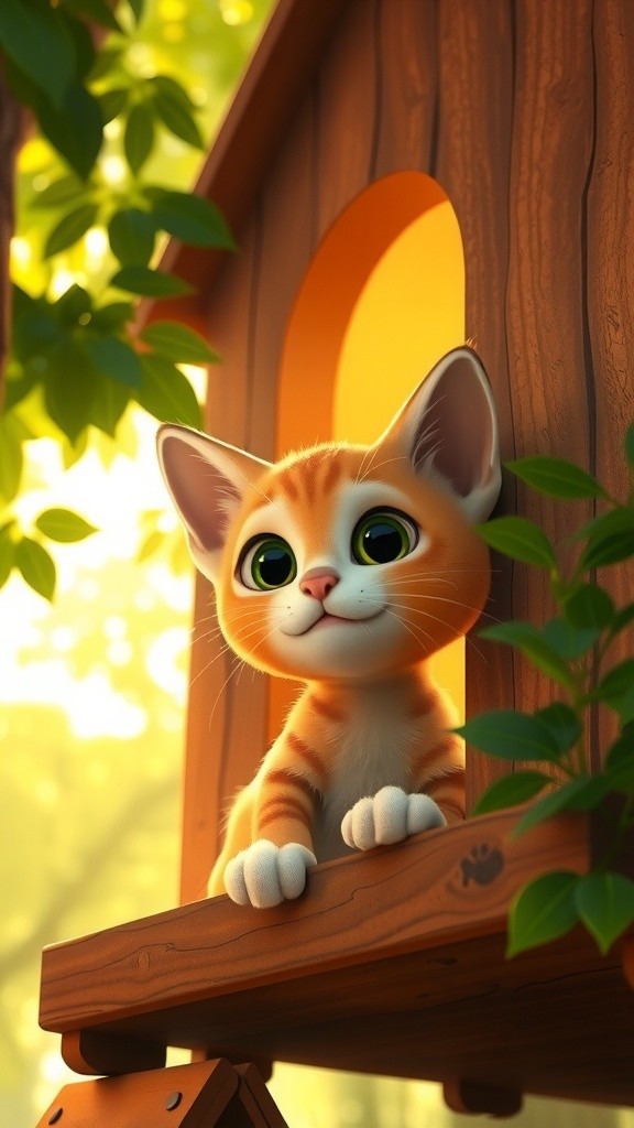 Mochi's Cozy Treehouse Adventure