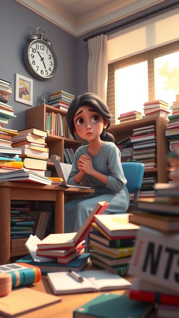 ندم طالبة على تضييع الوقت