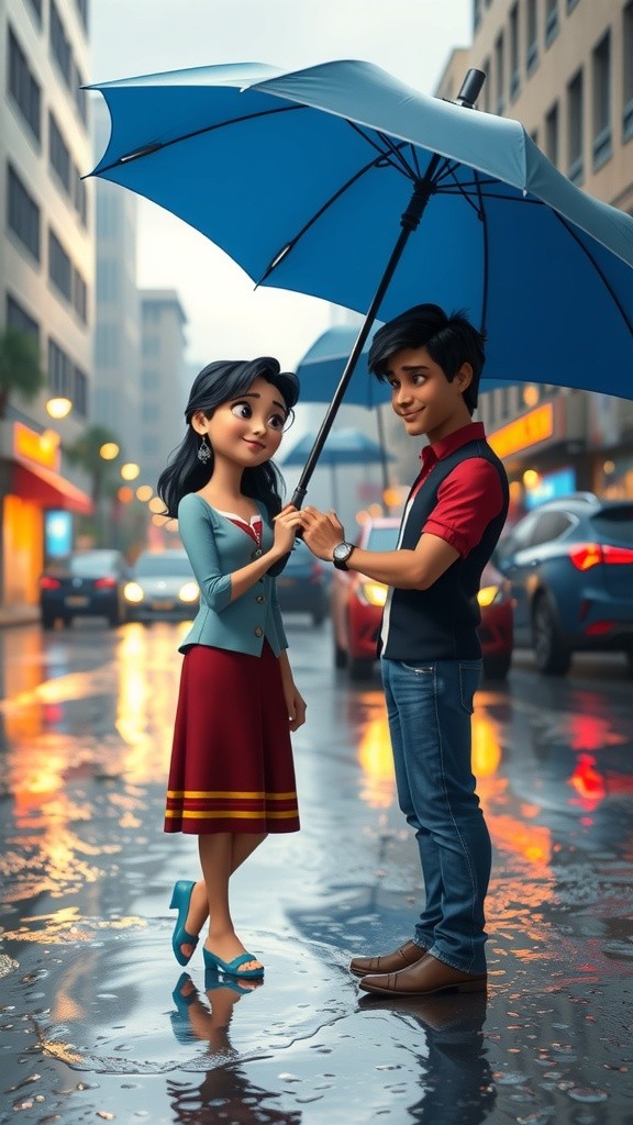 Aleeza and Umar's Rainy Day Rescue
