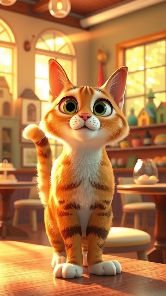 Barnaby the Sleepy Cat's Comedic Coffee Adventures