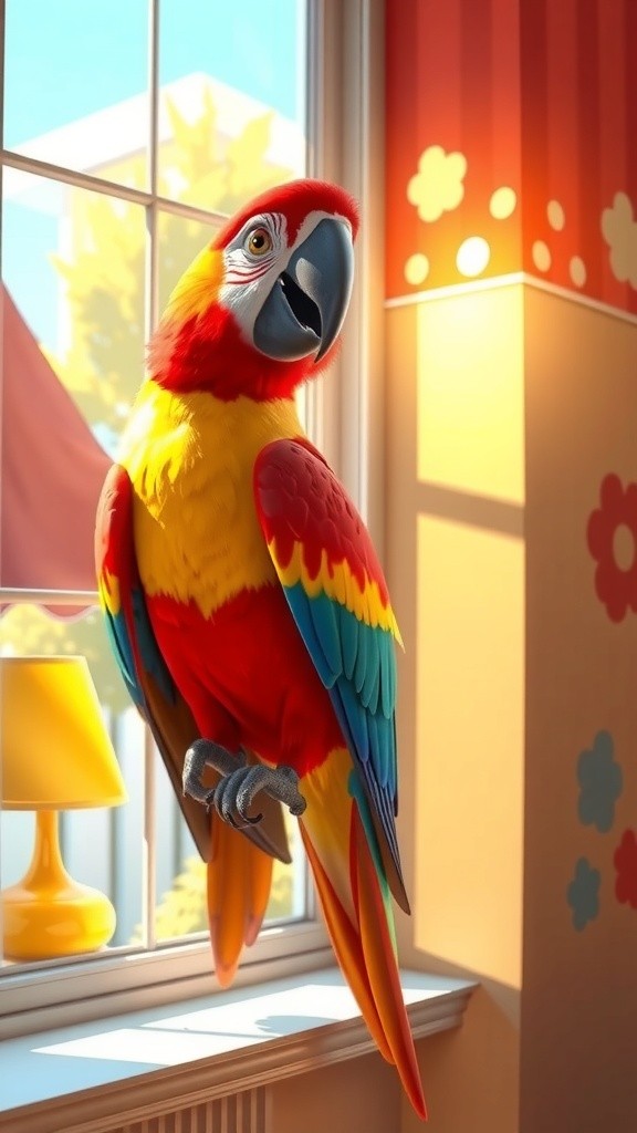 The Mischievous Parrot's Hat Heist!