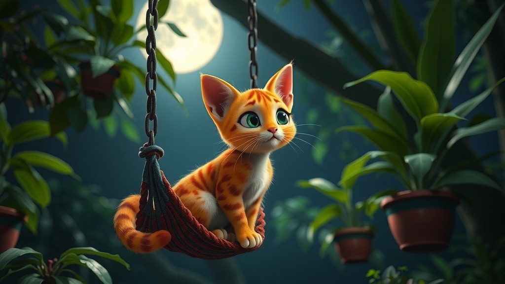 Moonlit Mischief: Meenu's Jungle Escape