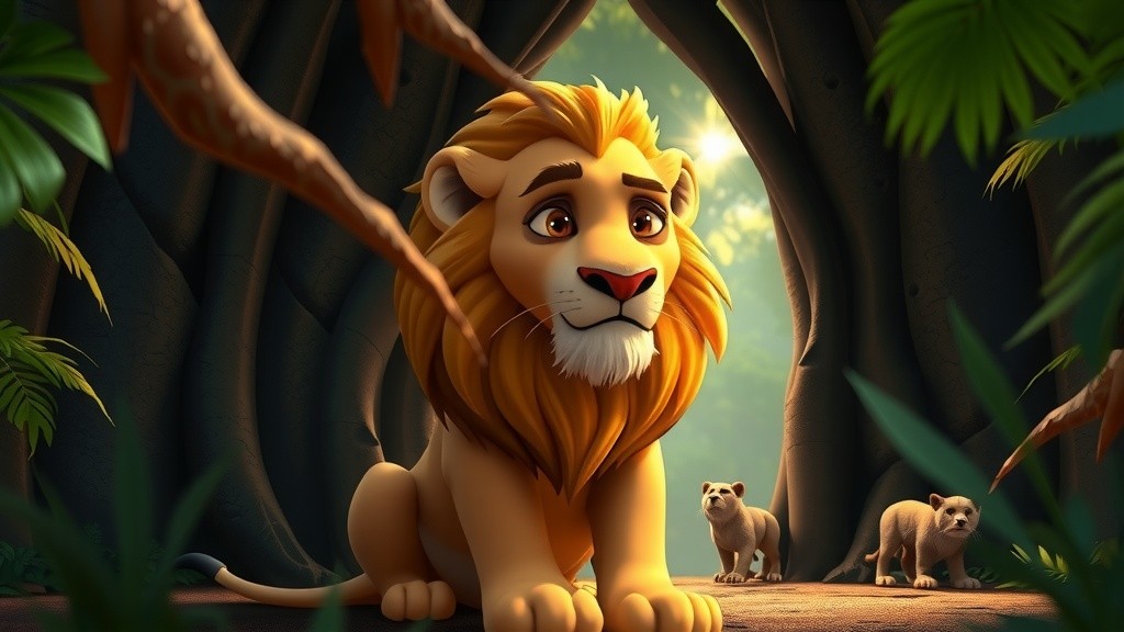 शेर और लोमड़ी की कहानी