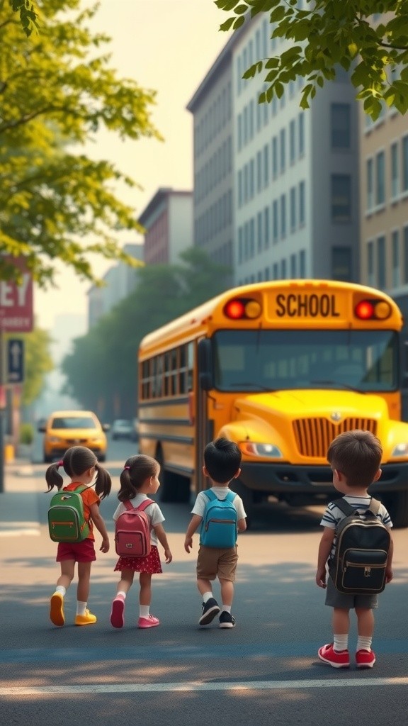 Wheels on the Bus Go Round and Round