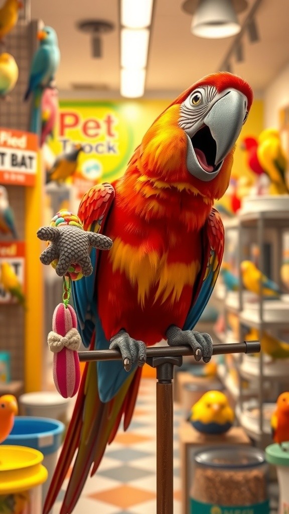 Barnaby the Poetic Macaw