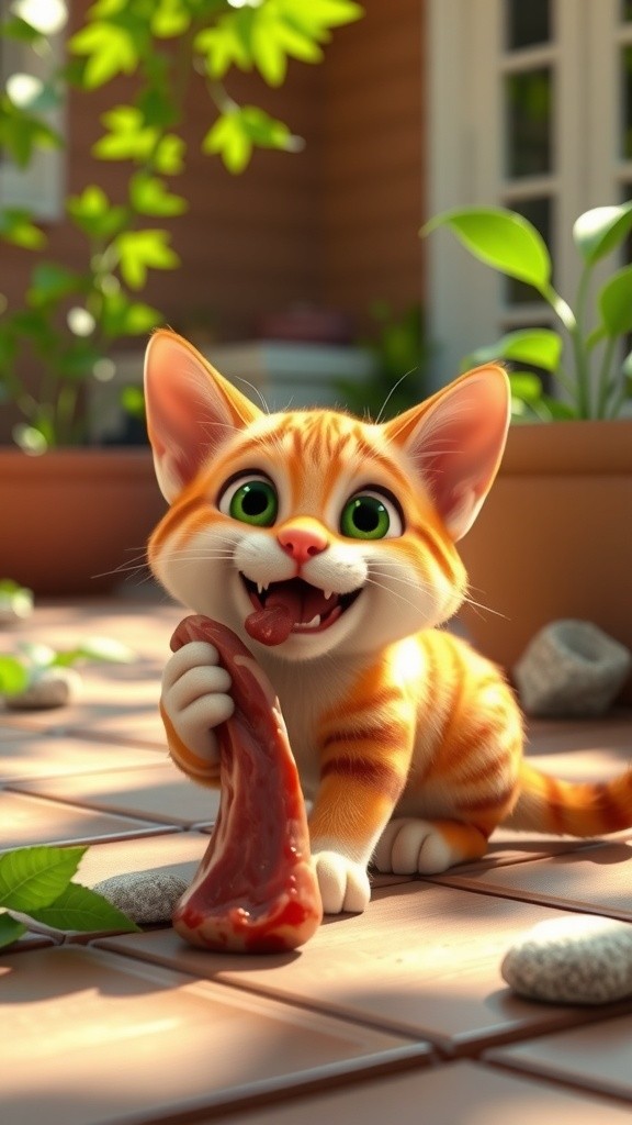 Kucing Oyen dan Daging Rahasia