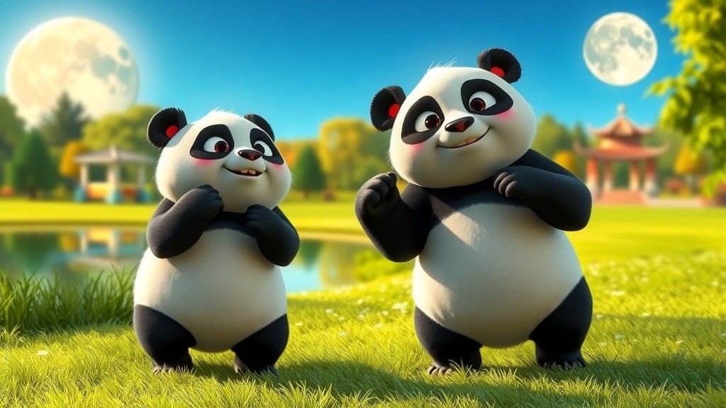 Baby, Beo, and Moon Adventure