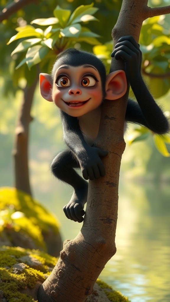 The Clever Monkey and the Foolish Crocodile