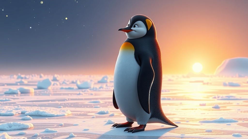 Petualangan Lumeo si Penguin Kecil di Pulau Es
