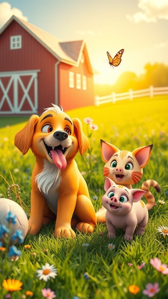 Animals of the Farm: Dogs, Cats, and More