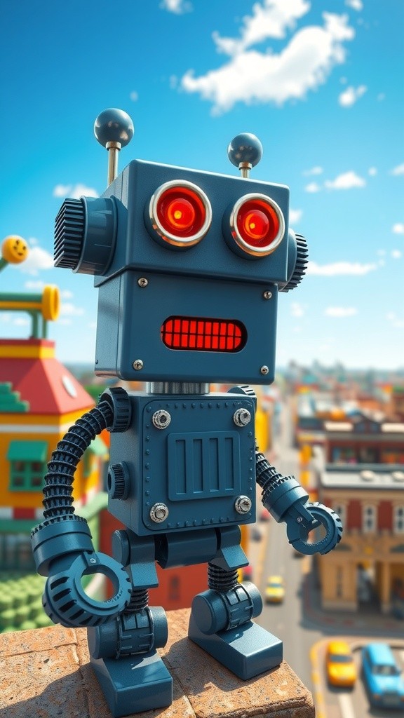 Petualangan Brick dan Sky di Kota Lego