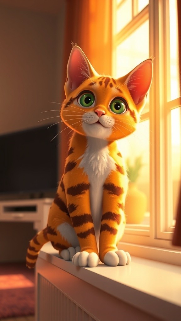 The Stoic Cat: A Suspenseful Encounter