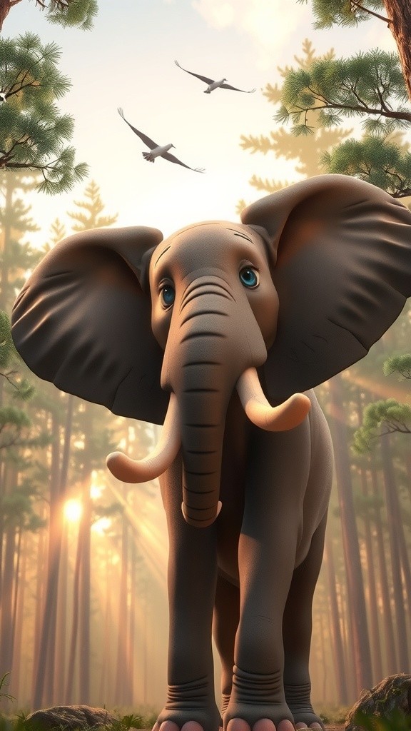 Gogi Si Gajah Kecil dan Mimpi Terbang