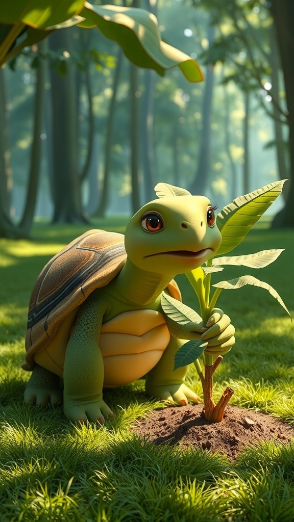 The Turtle's Trick and the Banana Race