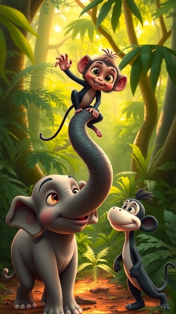 Lomba Lari yang Lucu di Hutan Ceria