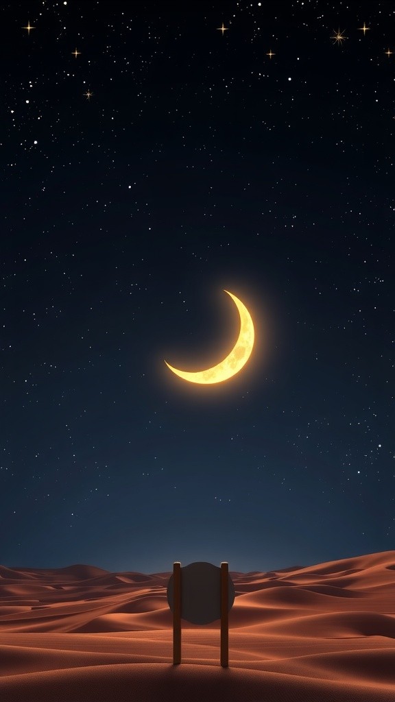 Pembukaan Bulan Sabit di Langit Zaman Kenabian