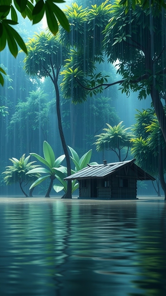 Rescuing a Tiger from Flood