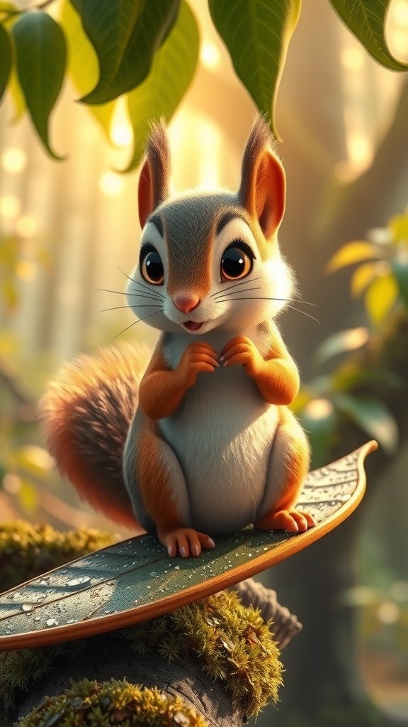 Pip and Barnaby: Unlikely Friends in a Shimmering Land