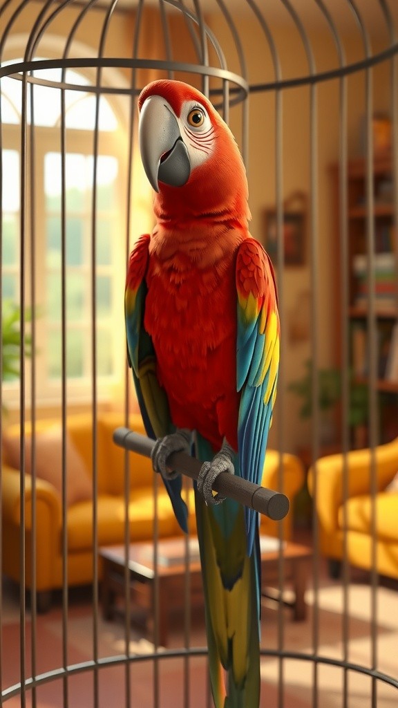 Burung Beo dan Ayam di Freezer