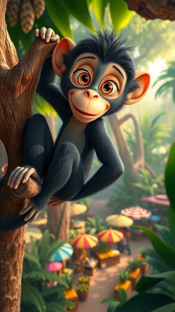 چالاک بندر اور اس کیلے کی مہم