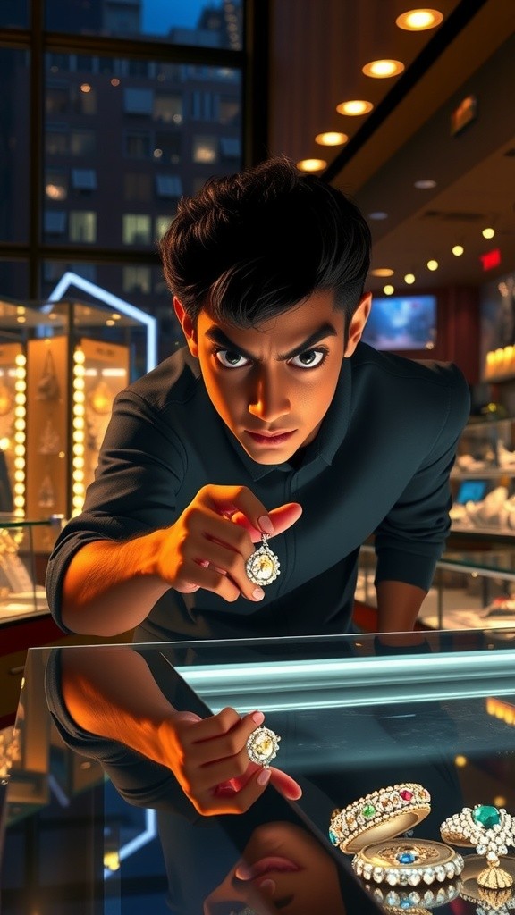 سبايدرمان يمسك لص المجوهرات!