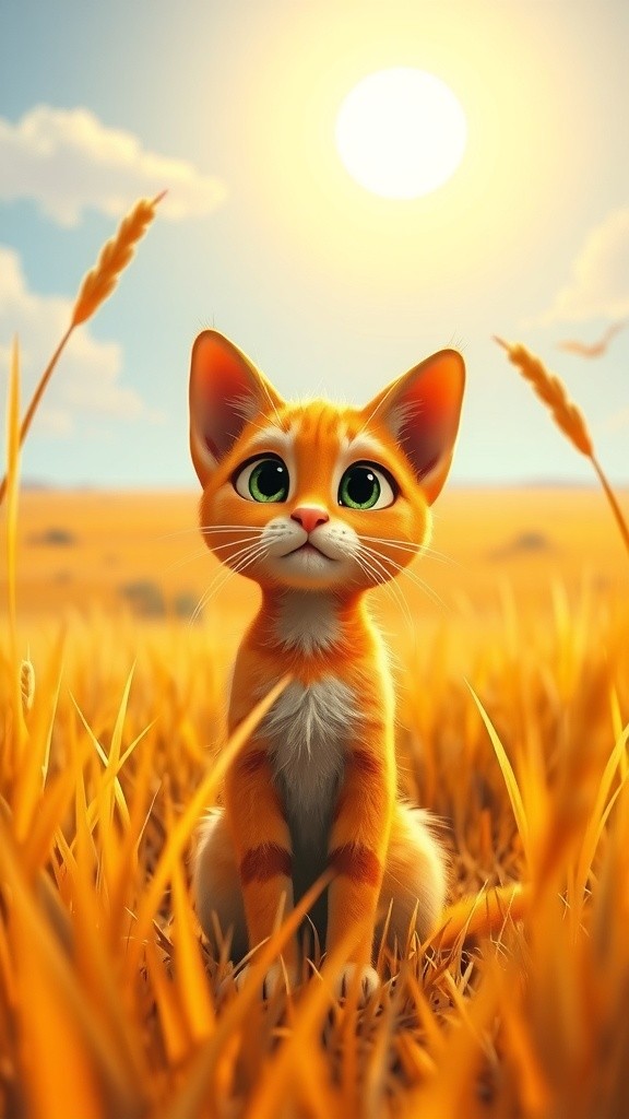 Kucing Terluka Dikejar Singa