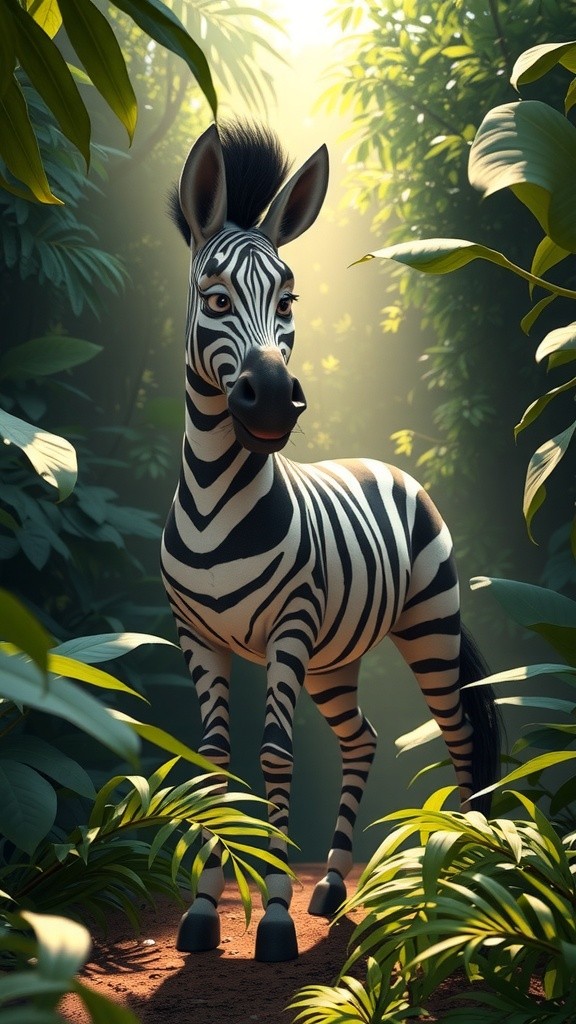 A Lost Deer in the Jungle