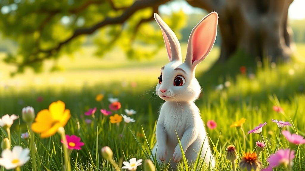 Benny the Shy Bunny's Adventure