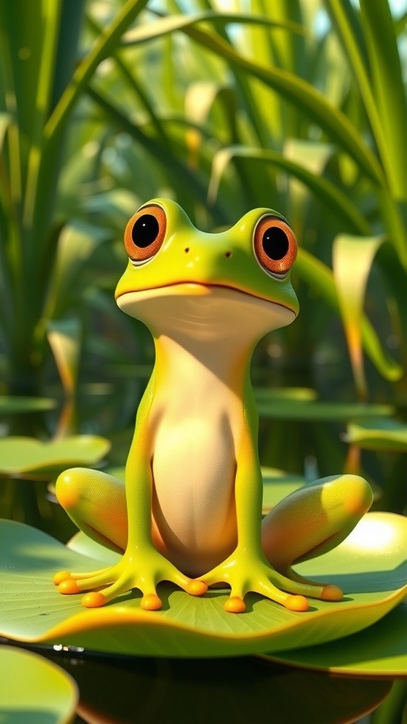 Katak Viral yang Tak Mau Nyanyi!