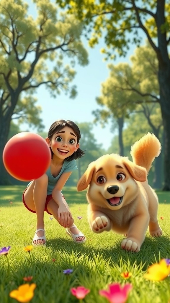 Lily and Buddy's Day in the Park