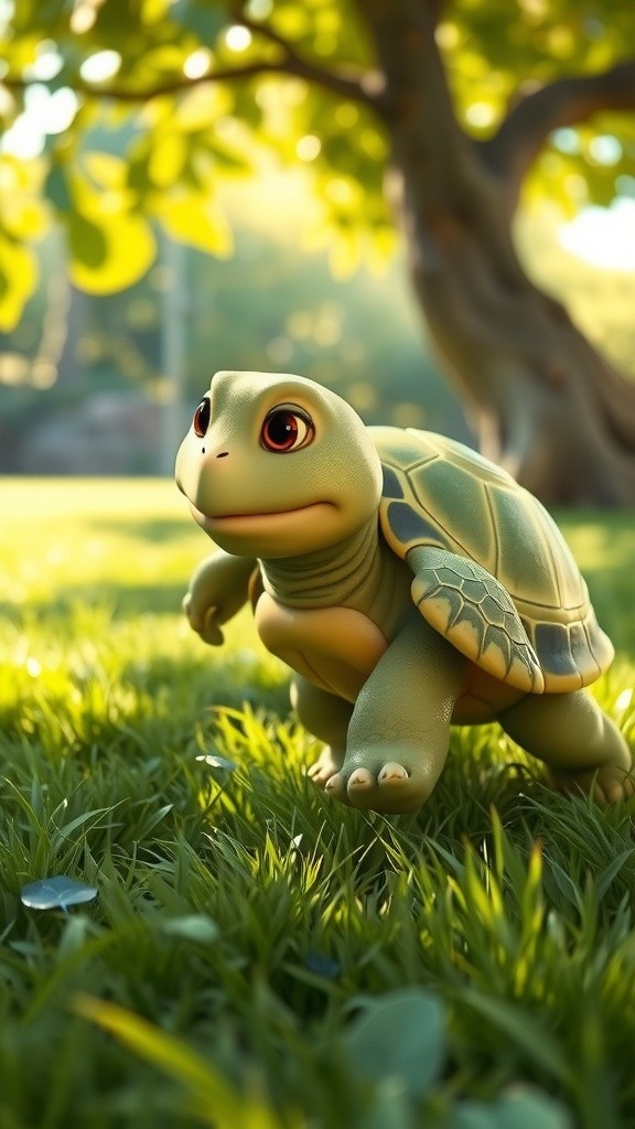 Mr. Tortoise's Slow-Mo Smartphone Adventure!