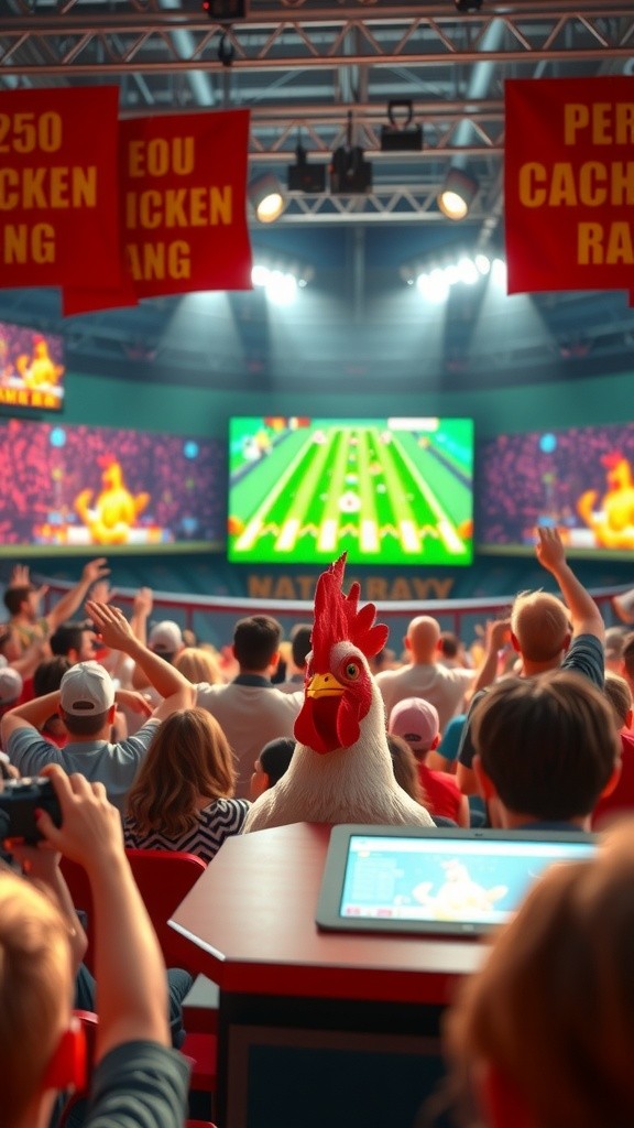 Lomba Ayam Virtual: Si Chickenator 3000!