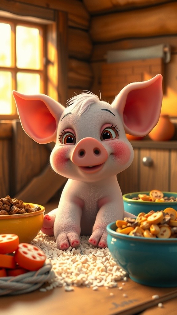 Tikus Mencuri Roti di Rumah Babi